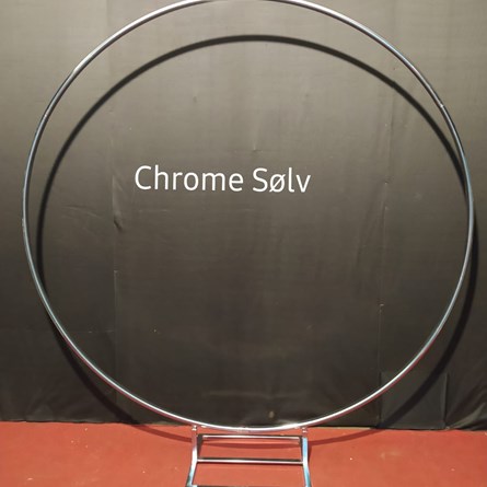 Chrome sølv Backdrop